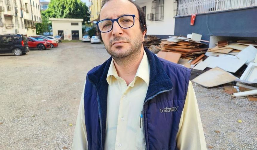 26 yıllık öğretmen Yalçın Keklik yardım çağrısında