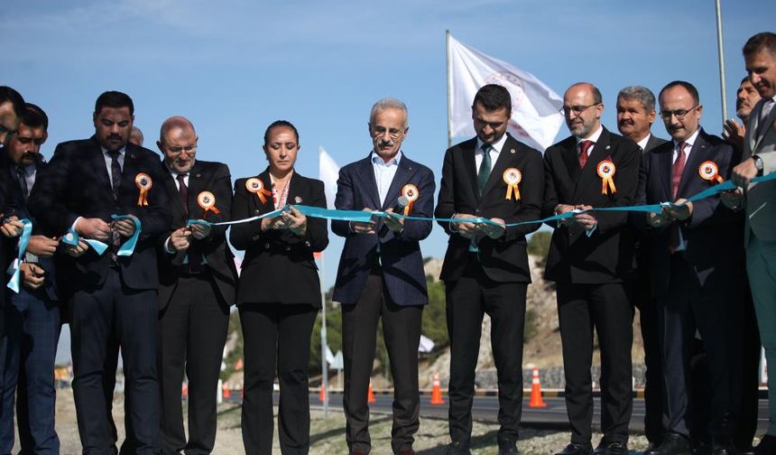 Bakan Uraloğlu: “Tarımın, turizmin ve ticaretin kalbine yeni bir yol açıyoruz”