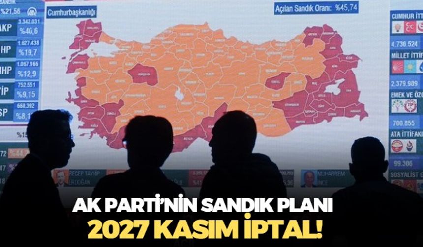 AK Parti'nin yeni sandık planı netleşiyor! Hedefteki tarih 15 ay sonrasını işaret ediyor