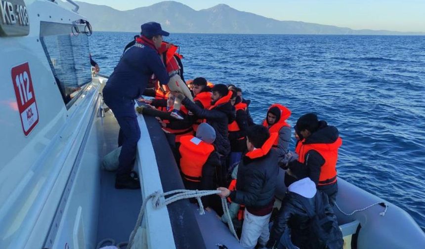 Yunanistan geri itti, Sahil Güvenlik kurtardı: Aydın’da 289 göçmen hayata tutundu