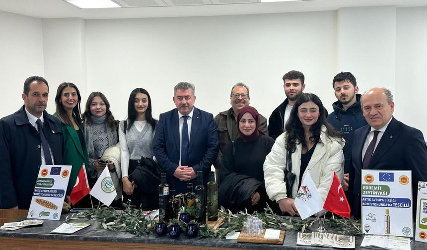 Üniversitede zeytinyağı tadımı! Edremit’in markası UFEST’te