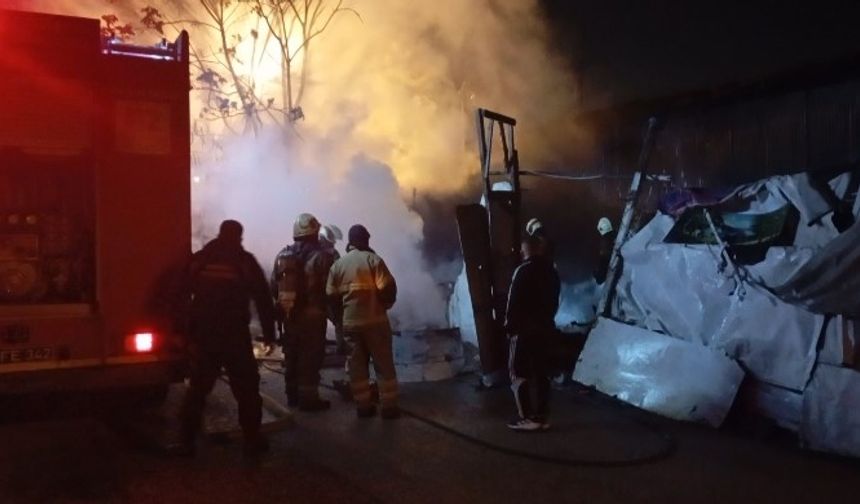 Bursa’da korkutan yangın! Barakadan son anda kurtuldu