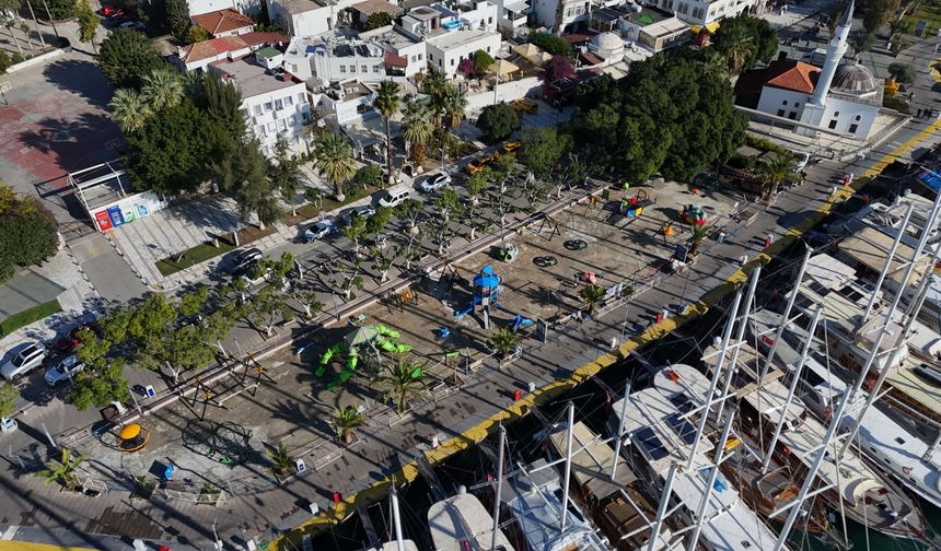Muğla’dan çocuklara dev yatırım! Bodrum limanı modern oyun parkına kavuşuyor