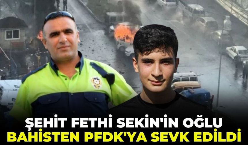 Kahraman şehit polis Fethi Sekin'in oğlu bahisten PFDK'ya sevk edildi!