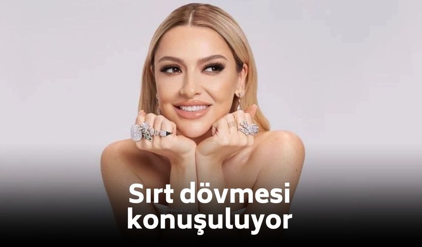 Hadise'nin sırt dövmesi gündemi ele geçirdi!