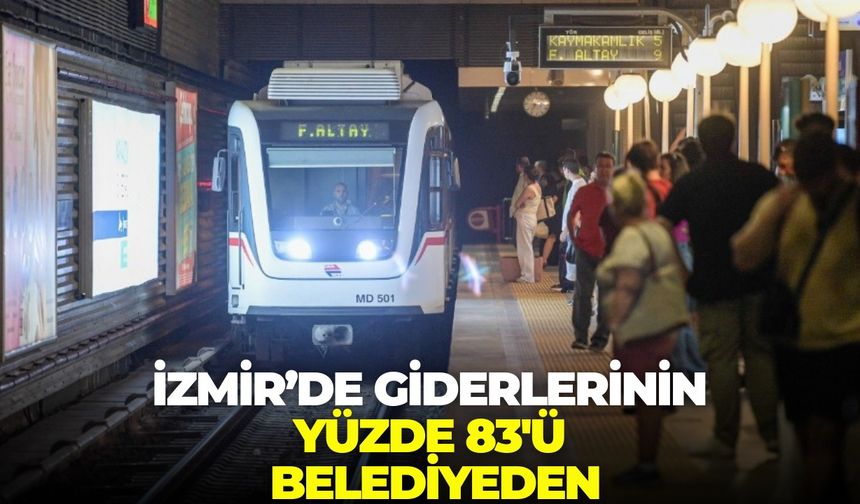 İzmir Büyükşehir'den toplu ulaşımda tarihi sübvansiyon hamlesi: Giderlerinin yüzde 83'ü belediyeden