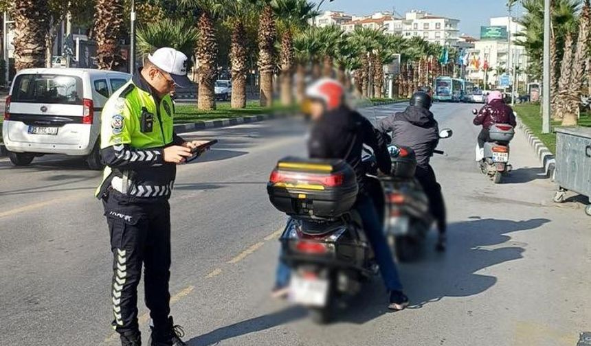 Manisa’da trafikte sert önlem! 7 bin 867 işlem yapıldı