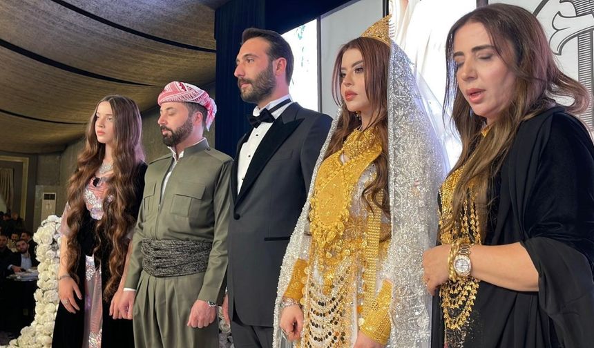 Şanlıurfa’da görkemli düğün!  Binlerce davetli, kilolarca altın