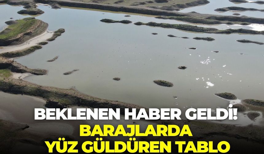 İzmir'de beklenen haber geldi! Barajlarda yüz güldüren tablo