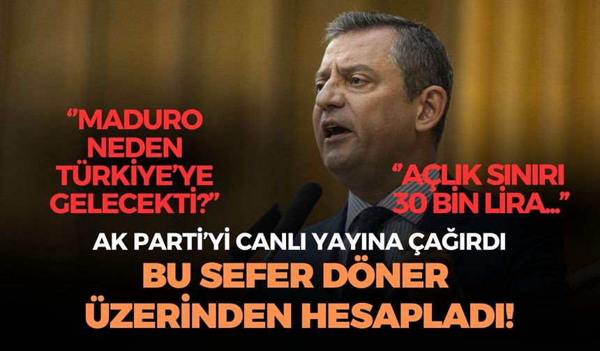 SON DAKİKA Özgür Özel grup toplantısında konuştu: Döner hesabı yaptı! Maduro meselesi için sordu: Neden Türkiye?