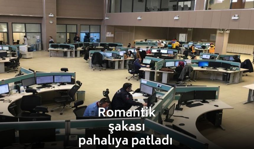 112'yi aramanın bedeli ağır oldu! Romantik şakası pahalıya patladı