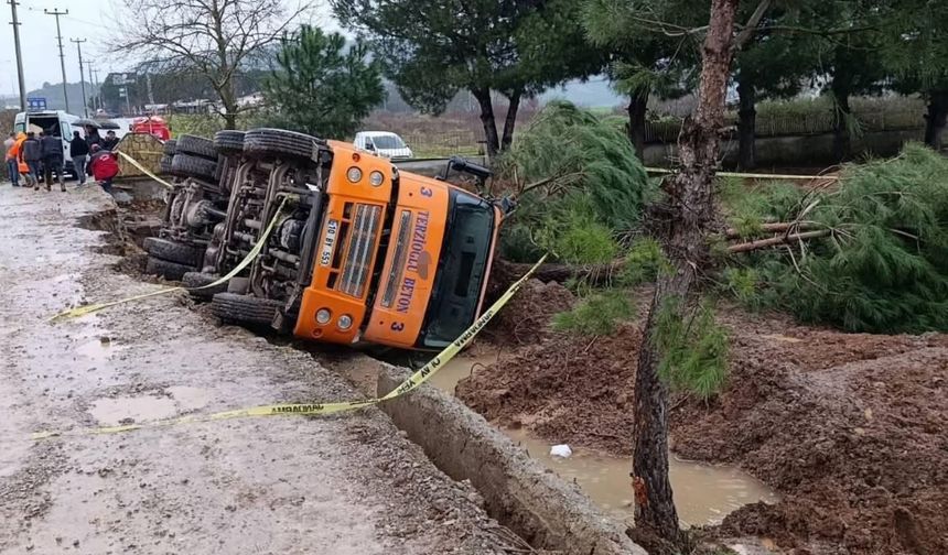 Balıkesir'de kahreden iş kazası: Okul bahçesindeki zemin çökmesi can aldı!