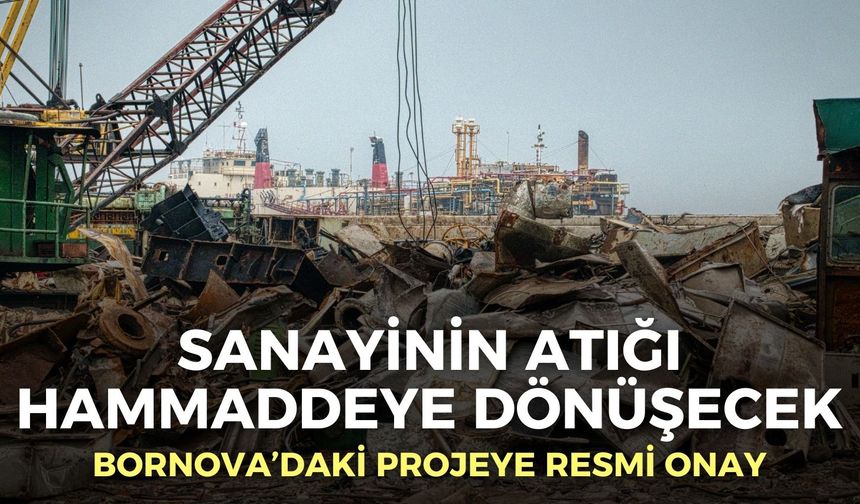 Sanayinin atığı Bornova’da hammaddeye dönüşecek