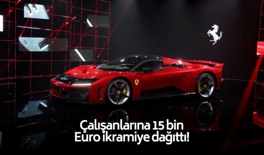 5 bin çalışana kişi başı 15 bin Euro ikramiye dağıttı!