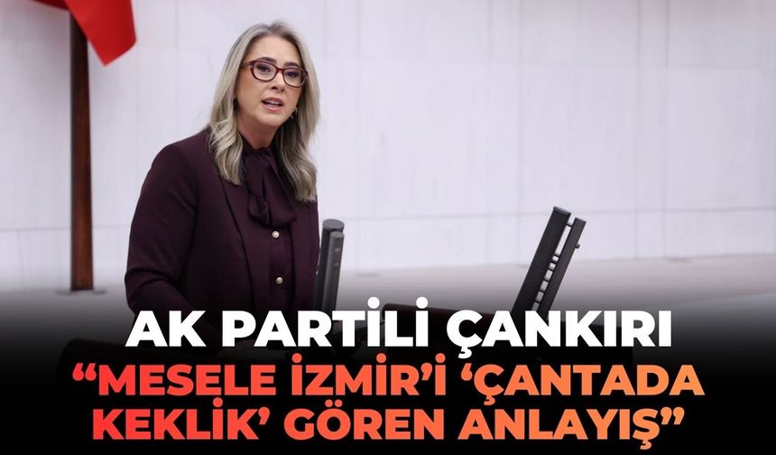 AK Partili Çankırı: "Mesele su baskını değil, İzmir’i 'çantada keklik' gören anlayış!"