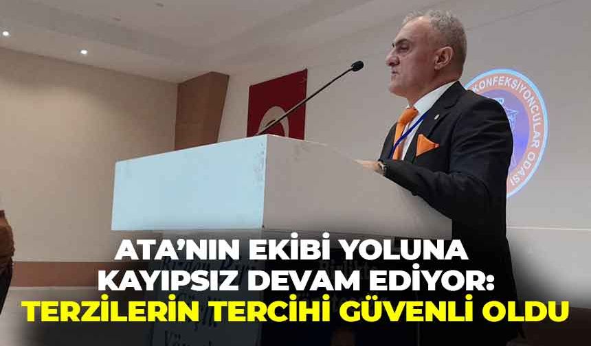 Yalçın Ata’nın ekibi yoluna kayıpsız devam ediyor: Terzilerin tercihi ezici farkla Mustafa Güvenli oldu!