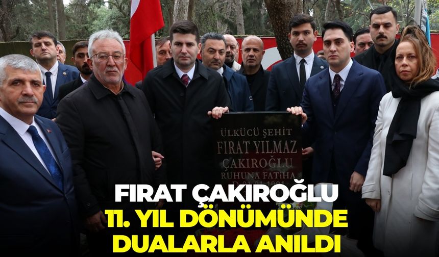 İzmir’de Fırat Çakıroğlu için vefa günü: 11. yıl dönümünde dualarla anıldı