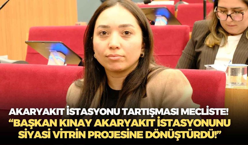 AK Partili Pala ve Başkan Kınay arasında akaryakıt istasyonu' tartışması!