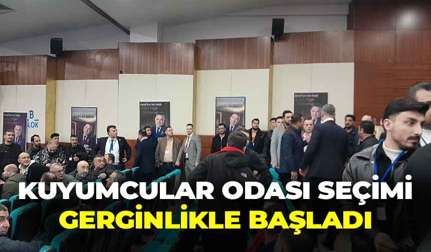 İzmir Kuyumcular Odası seçimi gerginlikle başladı!