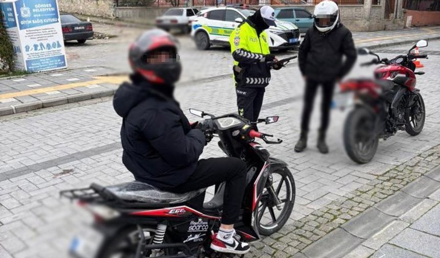 Manisa’da motosiklet denetimi: Bin 91 sürücüye ceza, 47 araç trafikten men