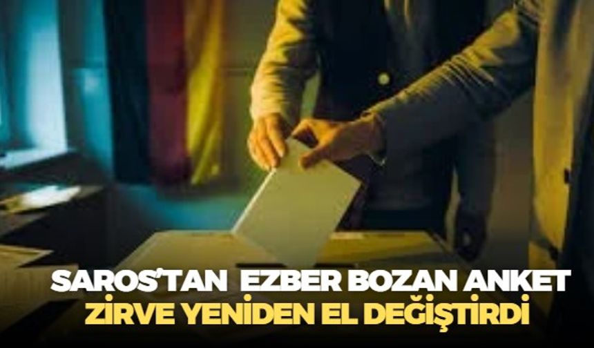 Saros'tan ezber bozan anket: Zirve yeniden AK Parti'de! CHP seçmeni parti aidiyeti konusunda rakipsiz