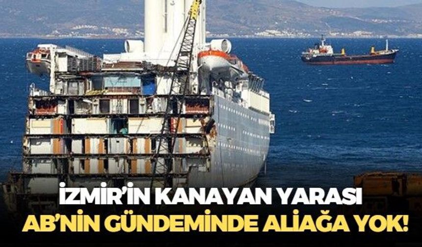 Aliağa'daki gemi söküm tesislerinin onayını iptal edin çağrısına AB, topu taca atarak cevap verdi!