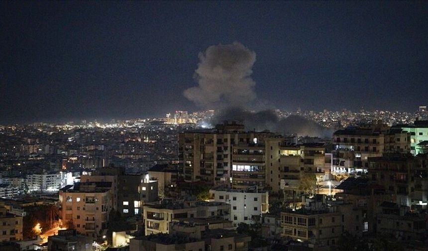 İsrail hıncını Lübnan'dan çıkarıyor! Beyrut bir kez daha İsrail bombalarıyla sarsıldı