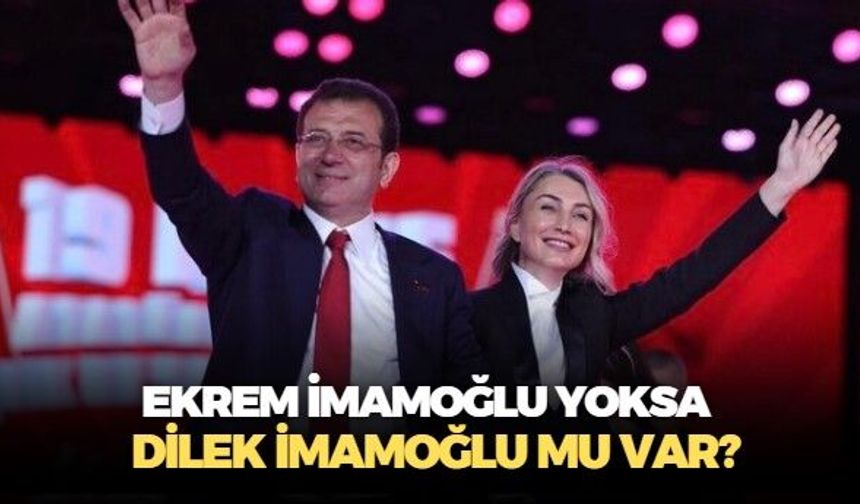 Ekrem İmamoğlu ''Kadın cumhurbaşkanı'' dedi ortalık karıştı! CHP'nin adayı Dilek İmamoğlu mu?
