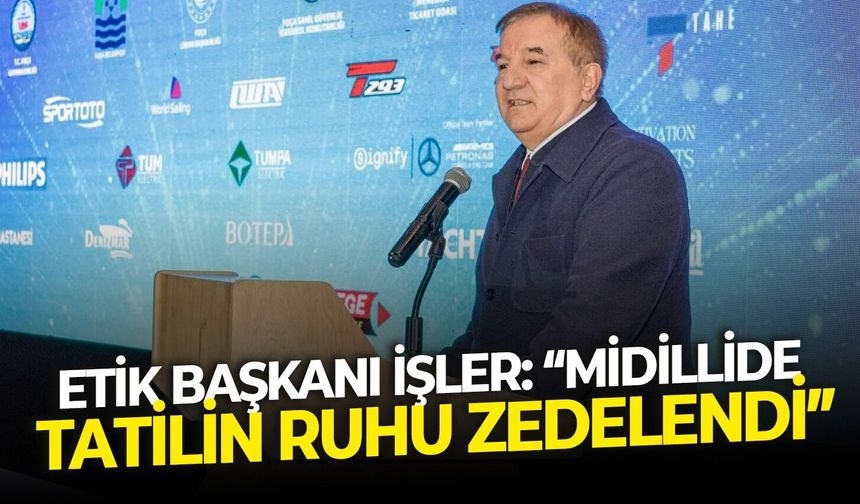 ETİK Başkanı İşler: “Midilli'de tatilin ruhu zedelendi”