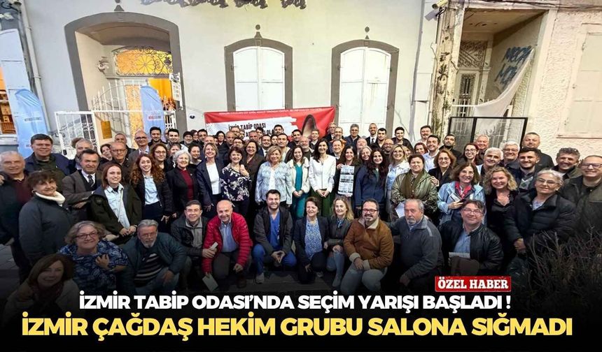 İzmir Çağdaş Hekim Grubu salona sığmadı !