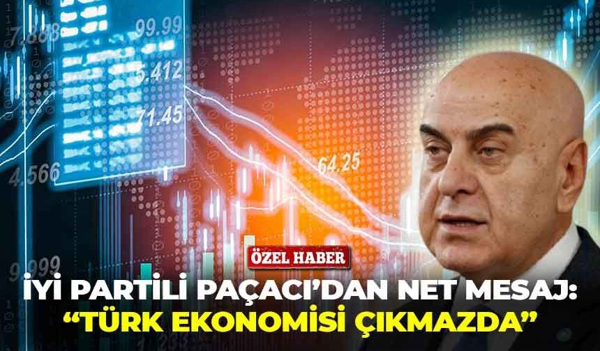 İYİ Partili Paçacı uyardı: “Türk ekonomisi çıkmazda, 500 liralık banknotun basılması doğru adım olur”