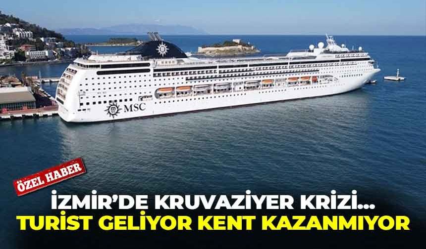 İzmir’de kruvaziyer krizi… Turist geliyor, kent kazanmıyor!
