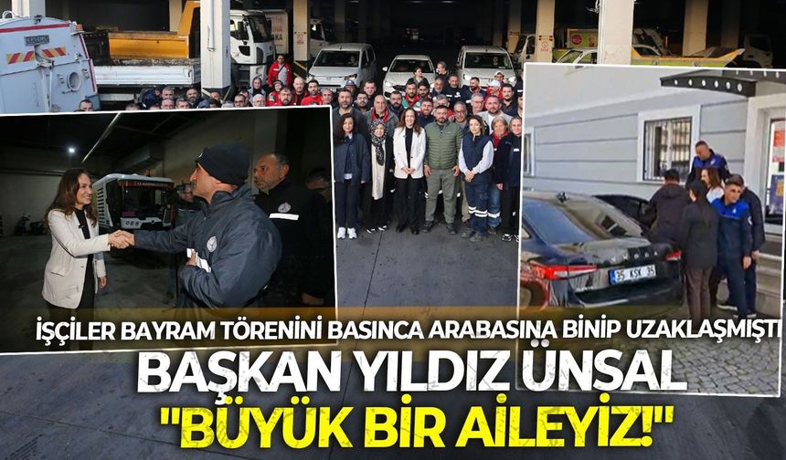 Karşıyaka’da bayramlaşma mesaisi! Yıldız Ünsal’dan birlik ve beraberlik mesajı