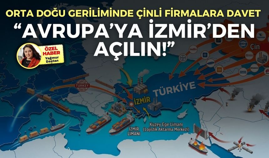 Orta Doğu geriliminde Çinli firmalara Türkiye daveti: Avrupa’ya İzmir’den açılın!