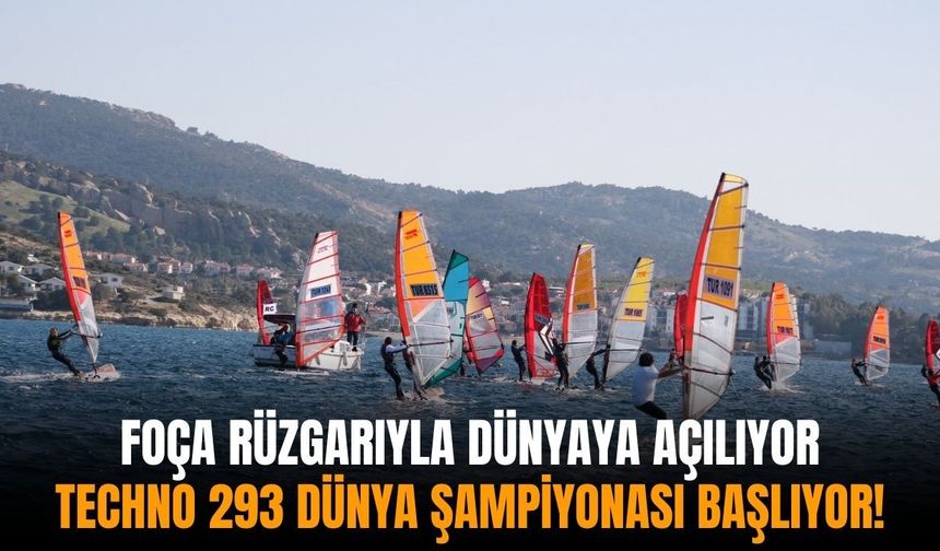 Foça rüzgarıyla dünyaya açılıyor: Techno 293 Dünya Şampiyonası geliyor!