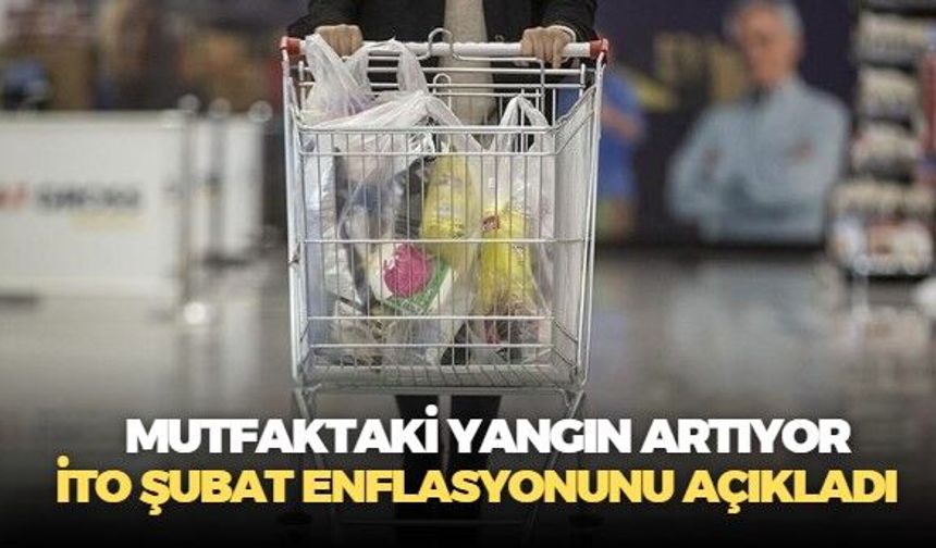 İTO Şubat ayı İstanbul enflasyonunu açıkladı! En yüksek artış yine gıda ürünlerinde gözlendi