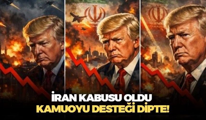 Trump'a anket şoku! Savaşın ilk günleri olmasına rağmen İran politikasına destek yerlerde sürünüyor