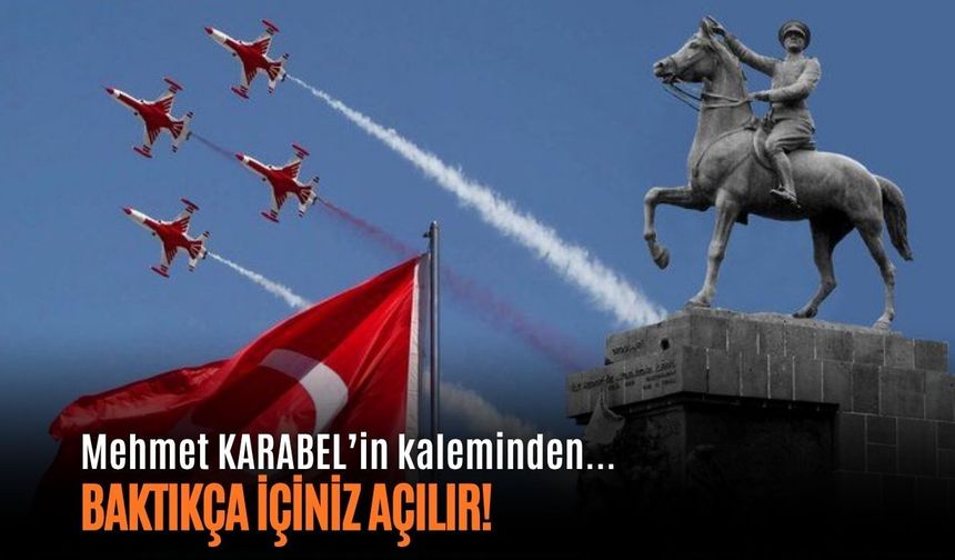 BAKTIKÇA İÇİNİZ AÇILIR!