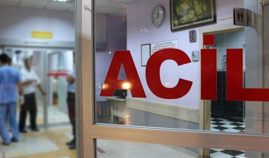 Yol kapandı, ambulans helikopterle hastaneye kaldırıldı!