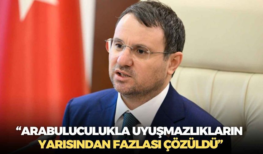 Adalet Bakanı Akın Gürlek: Arabuluculukla uyuşmazlıkların yarısından fazlası çözüldü