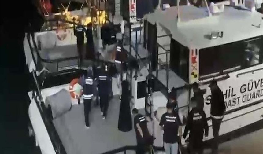 Ayvalık açıklarında yasaklı madde operasyonu: 5 tutuklama!