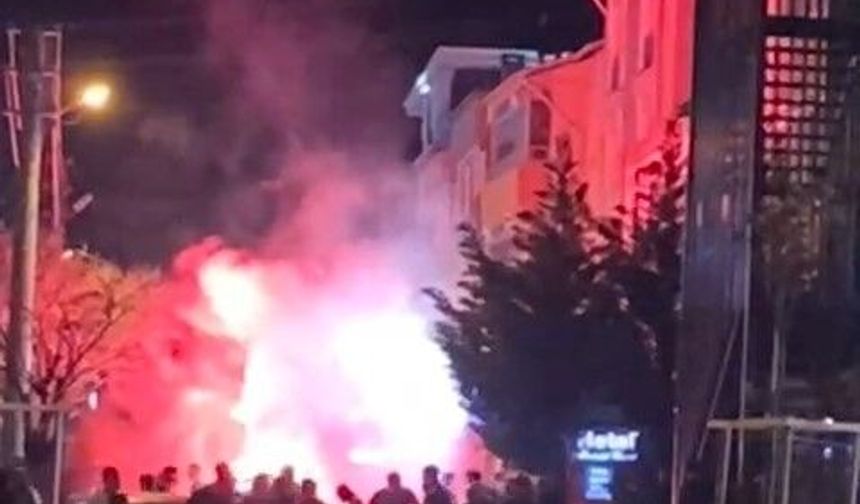 Derbi sonrası taraftarlar birbirine girdi! Yaralılar var