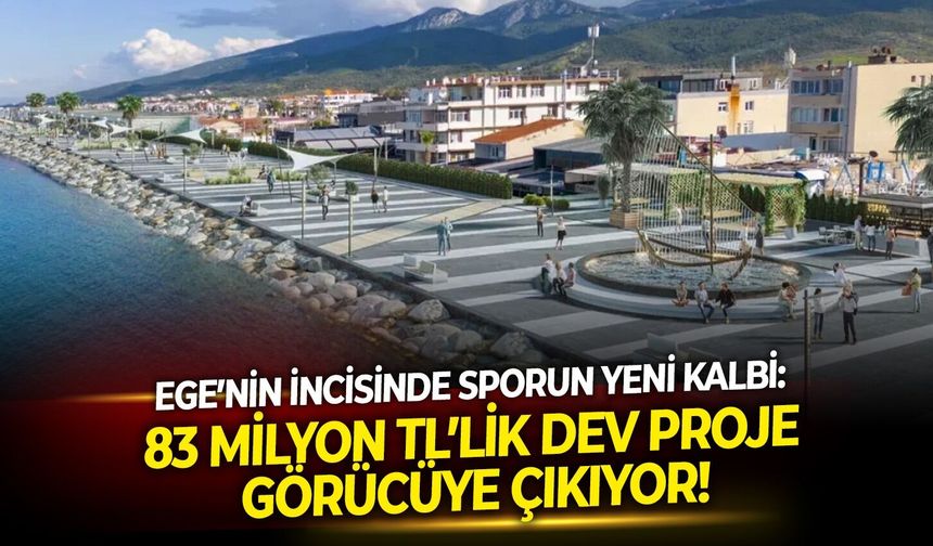 Ege’nin incisinde sporun yeni kalbi: 83 milyon TL’lik dev proje görücüye çıkıyor!
