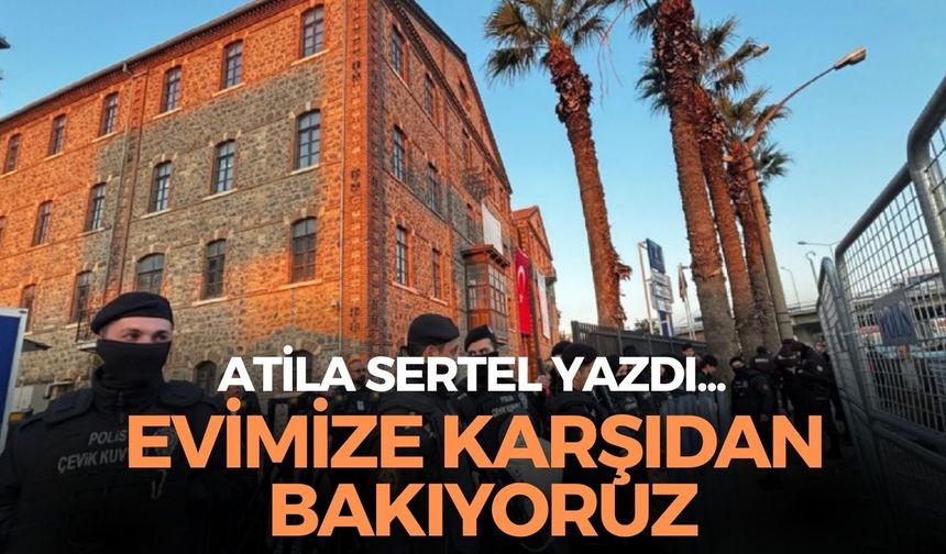 EVİMİZE KARŞIDAN BAKIYORUZ
