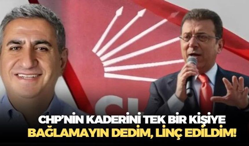 CHP'de PM eski üyesi Ali Haydar Fırat'ın İmamoğlu eleştirisine yanıt gecikmedi: Bu yorumun iyi niyetli olamaz!