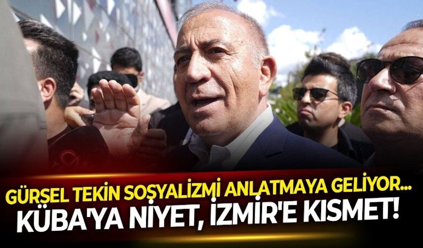 Küba sosyalizmi Gürsel Tekin'e emanet! İzmir'de TSİP'in düzenleyeceği panelde Küba ve sosyalizmini anlatacak