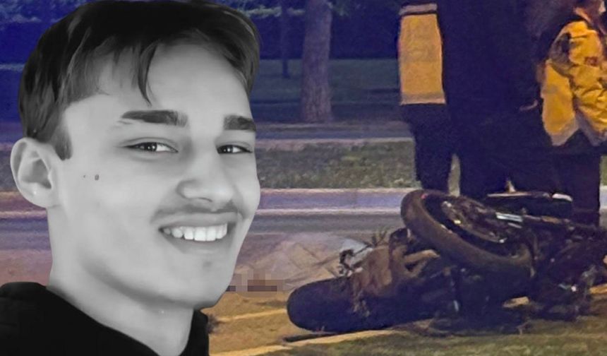 İzmir Karşıyaka'da hayatını kaybeden 18 yaşındaki gencin kaza anı ortaya çıktı