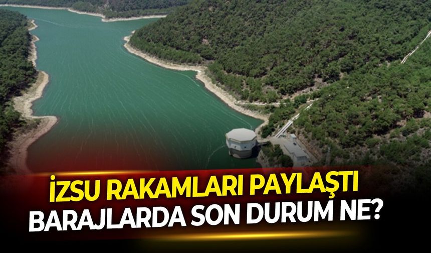 İZSU rakamları paylaştı: Barajlarda son durum ne?