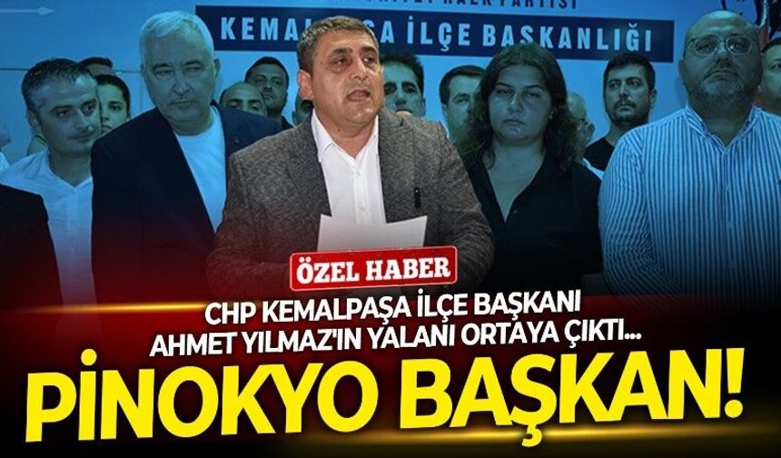 CHP tüzüğünü takan yok! CHP Kemalpaşa İlçe Başkanı Ahmet Yılmaz yalanlamıştı ama belgeler tam tersini ortaya çıkardı!