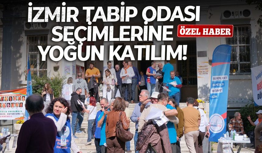 Genç hekimlerden İzmir Tabip Odası seçimlerine yoğun ilgi!